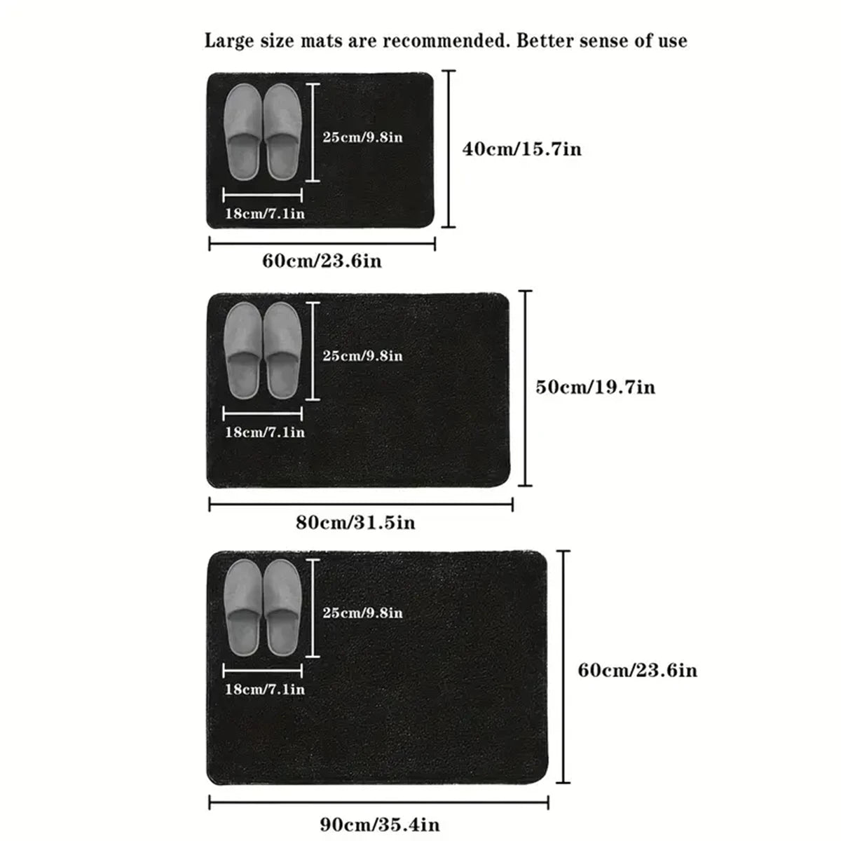 Absorbent Bath Floor Mat