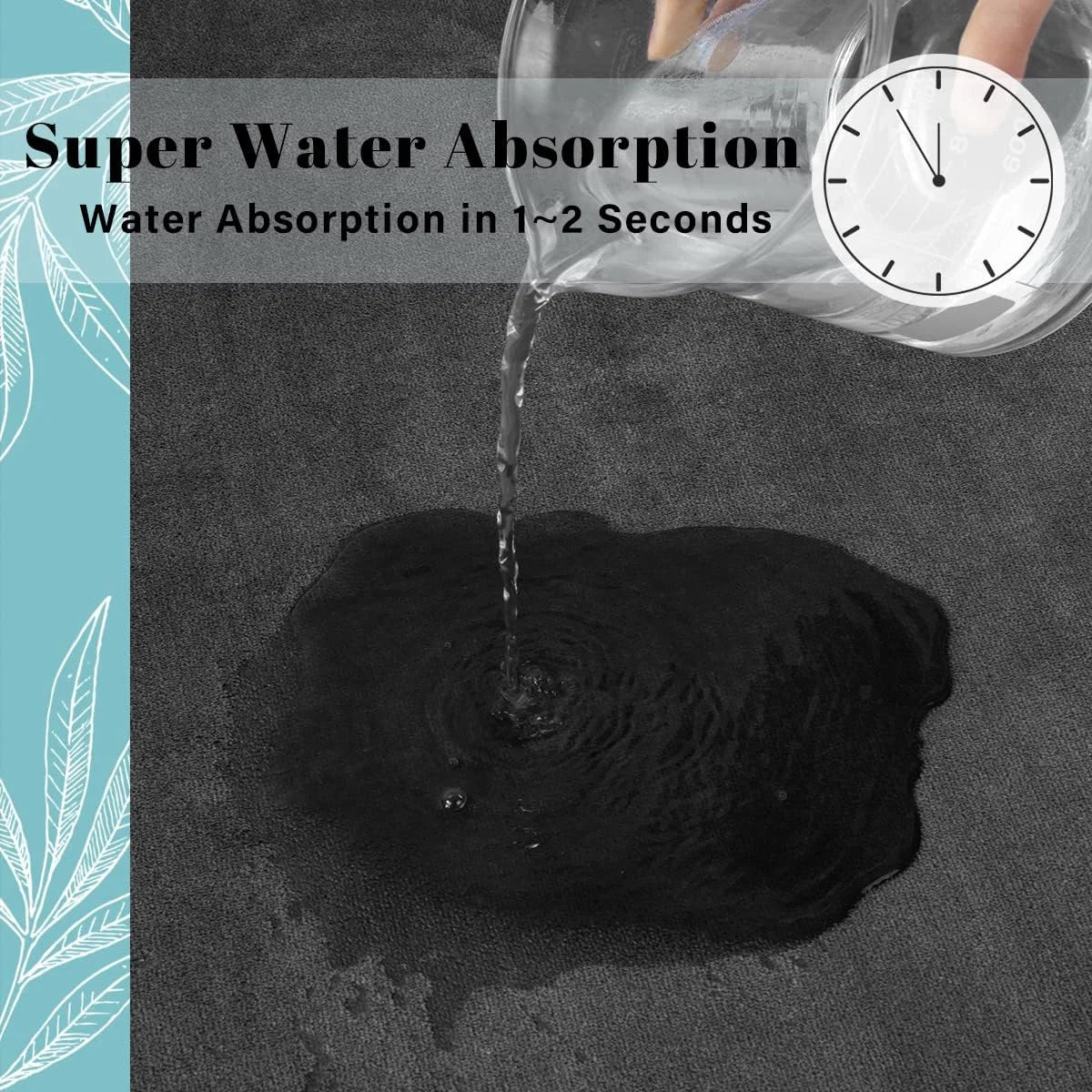 Absorbent Bath Floor Mat